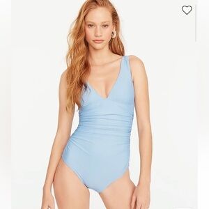 New J Crew Ruched V-neck one-piece
Item BC116